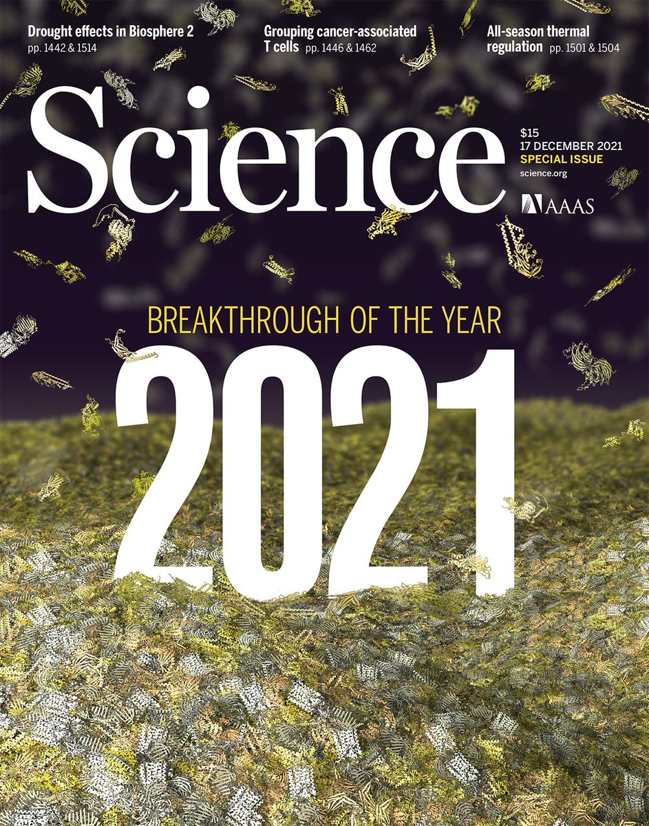 AI预测蛋白质结构登上Science、Nature年度技术突破,潜力无穷